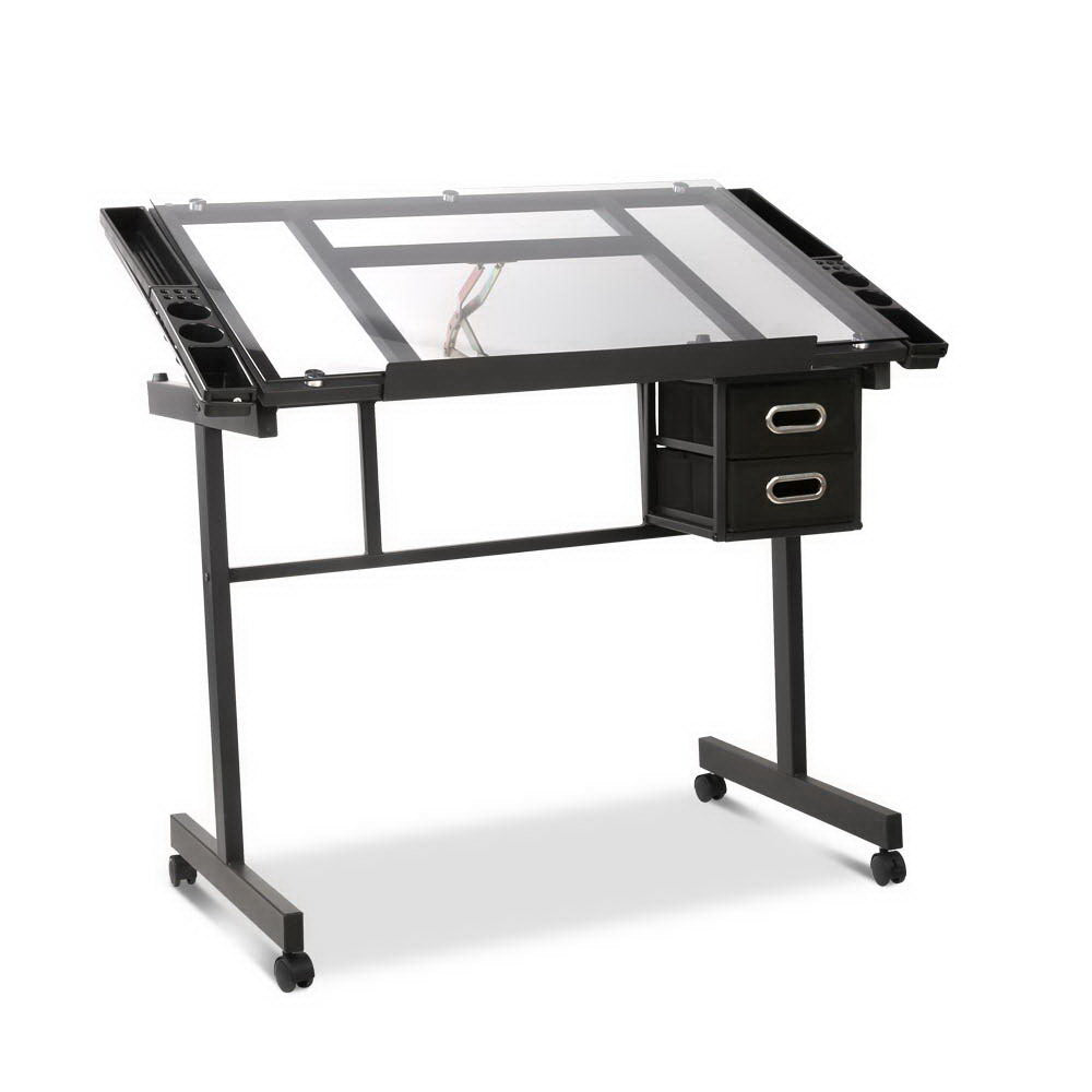 Marlook Drawing Desk Drafting Table Black