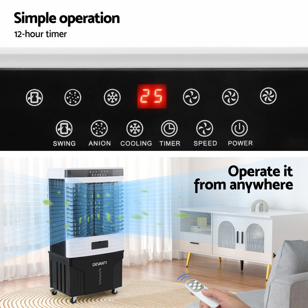 Marlook 60L Evaporative Air Cooler Conditioner