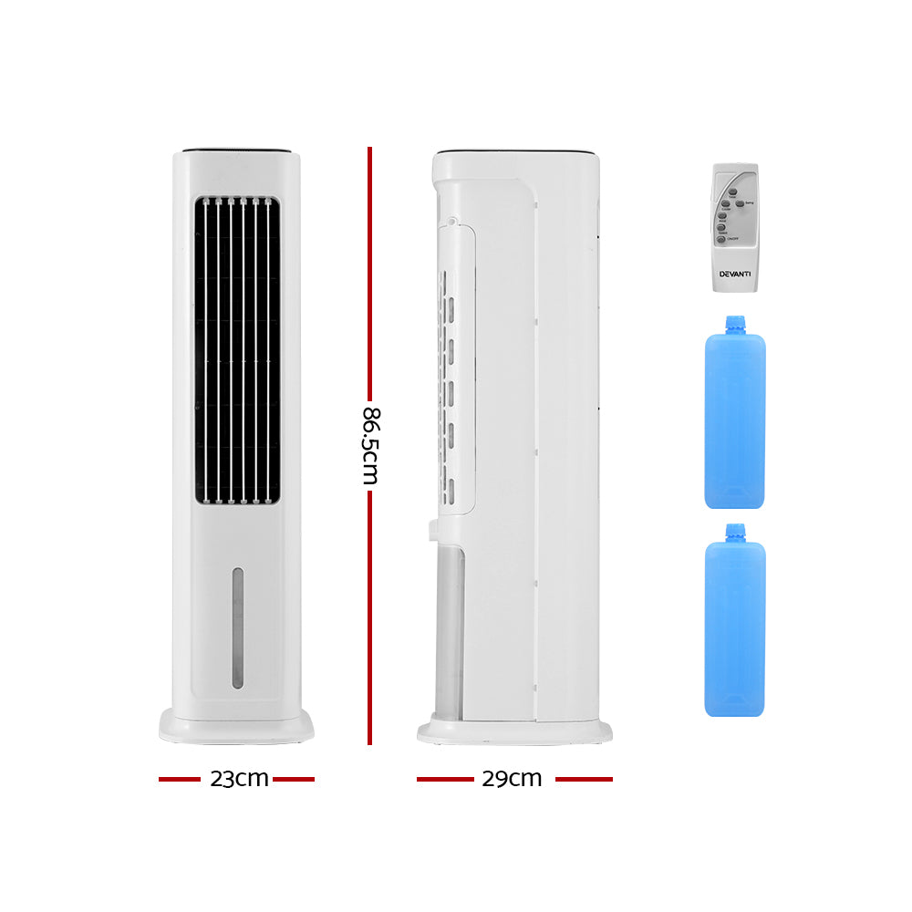 Marlook Tower Evaporative Air Cooler Conditioner Portable Cool Fan Humidifier 6L