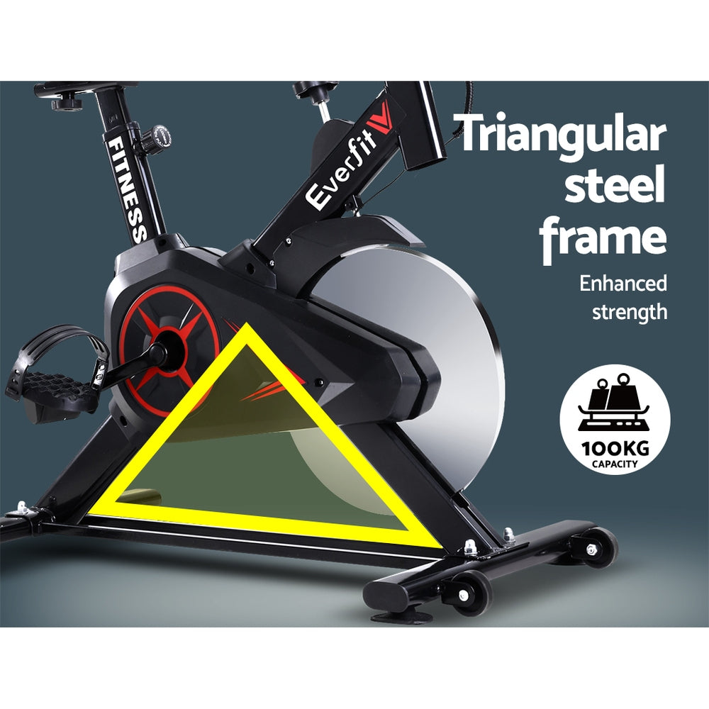 Marlook Spin Bike Exercise Bike Flywheel Cycling Home Gym Fitness Machine