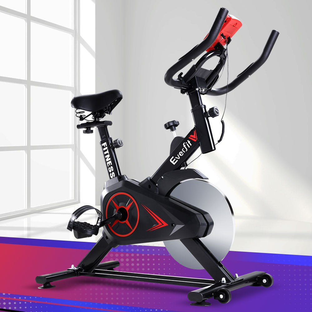 Marlook Spin Bike Exercise Bike Flywheel Cycling Home Gym Fitness Adjustable