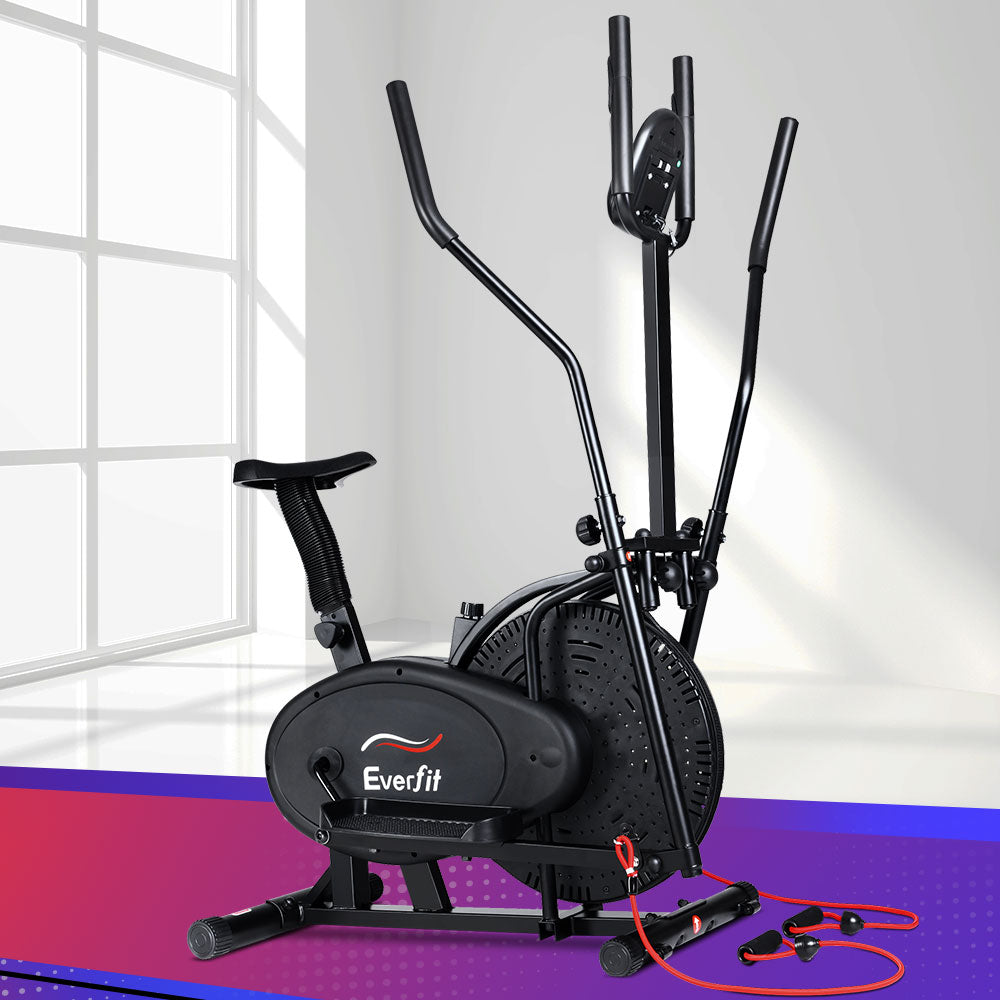Marlook Exercise Bike 5 in 1 Elliptical Cross Trainer Home Gym Indoor Cardio