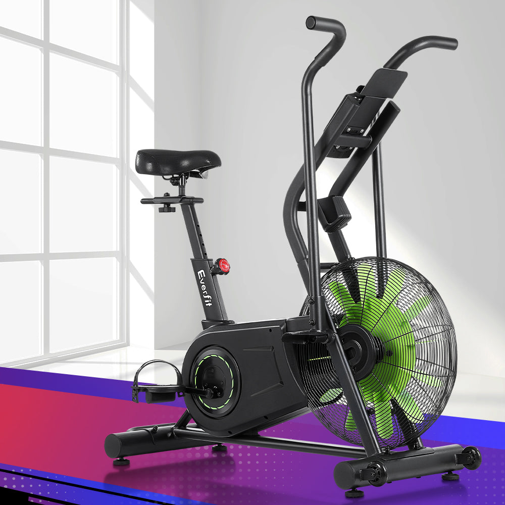 Marlook Air Bike Dual Action Exercise Bike Fitness Home Gym Cardio