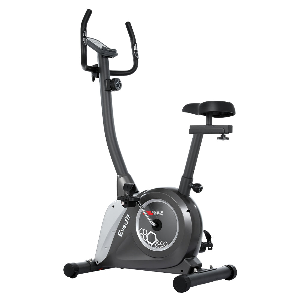 Marlook Magnetic Exercise Bike Upright Bike Fitness Home Gym Cardio