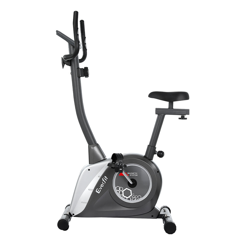 Marlook Magnetic Exercise Bike Upright Bike Fitness Home Gym Cardio