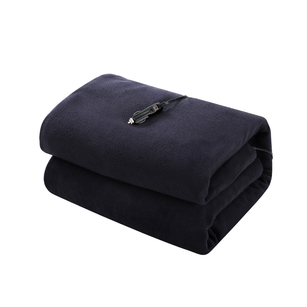 Marlook Electric Heated Blanket Car Truck Throw Rug Travel Camping 12V DC Aut