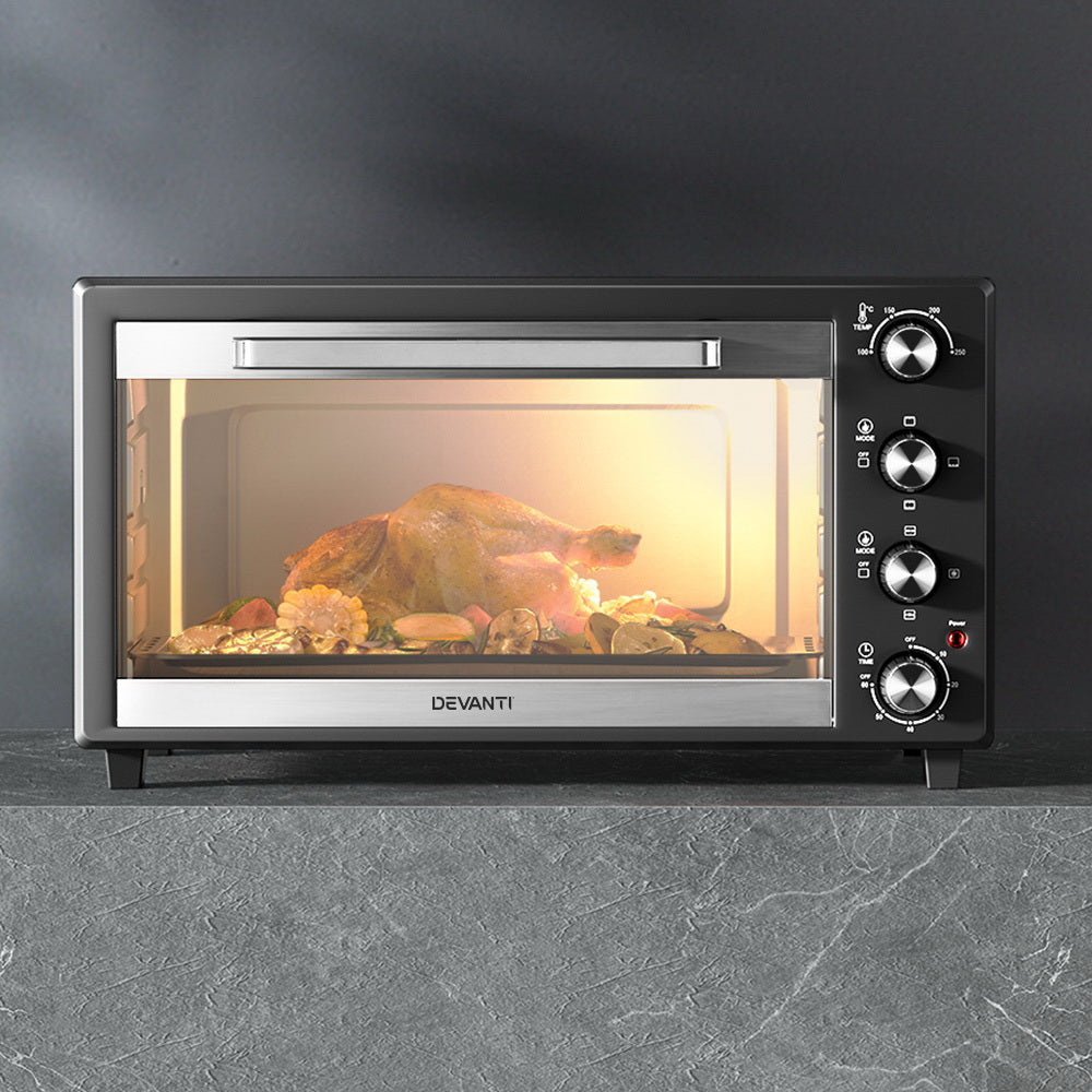Marlook 45L Convection Oven Electric Fryer Ovens 1800W