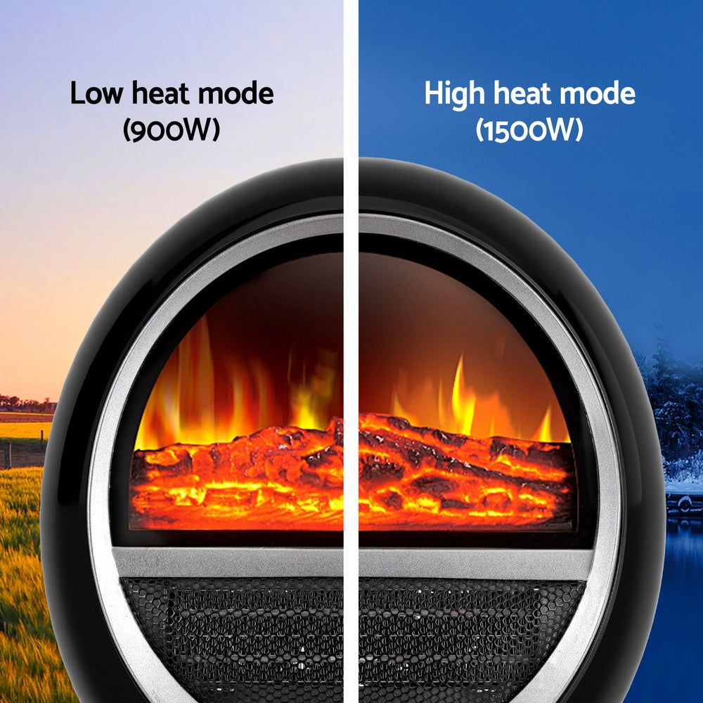 Marlook Electric Fireplace Fire Heaters 1500W