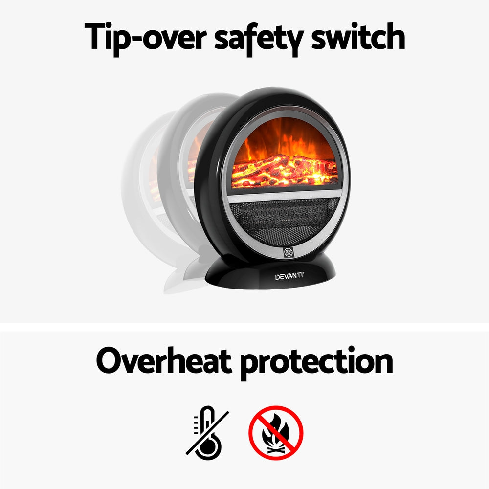 Marlook Electric Fireplace Fire Heaters 1500W