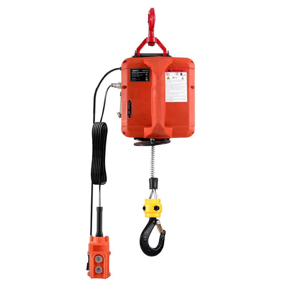 Marlook Electric Hoist Winch 500KG Wired/Wireless Remote Control