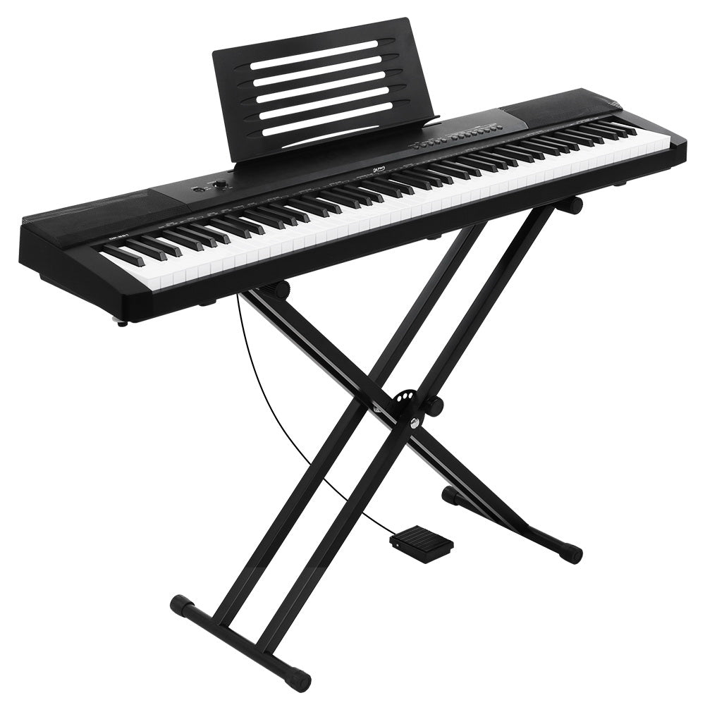 Marlook 88 Keys Electronic Piano Keyboard Digital Electric w/ Stand Sustain Pedal