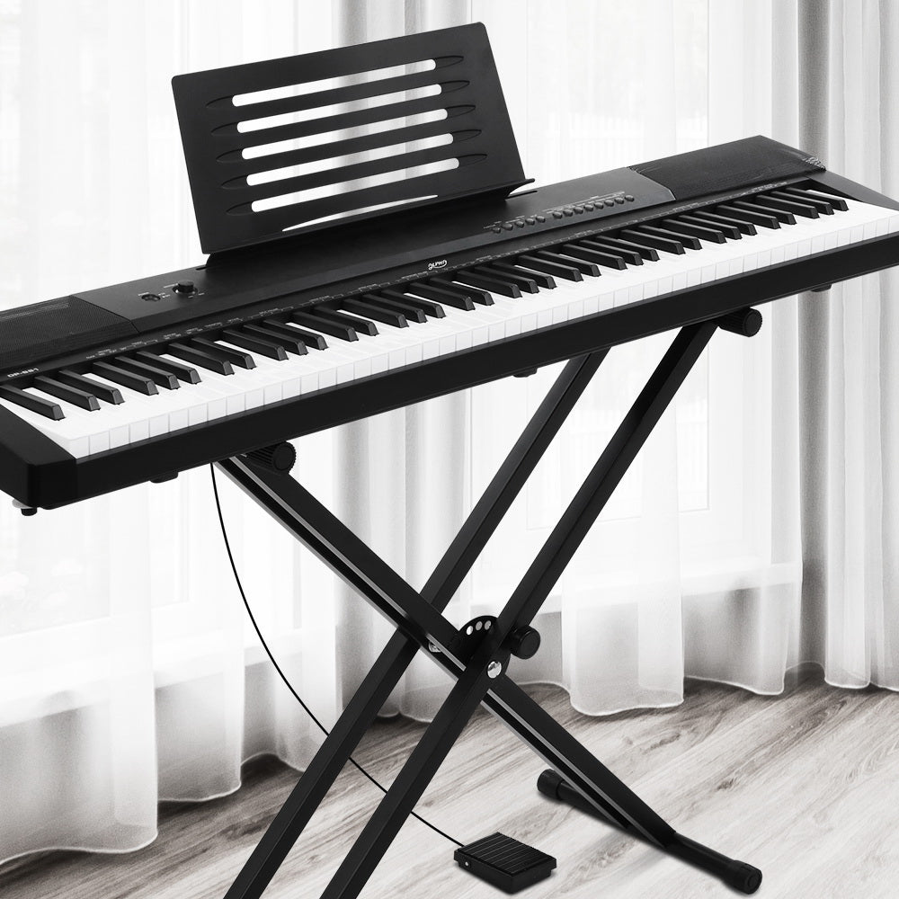 Marlook 88 Keys Electronic Piano Keyboard Digital Electric w/ Stand Sustain Pedal