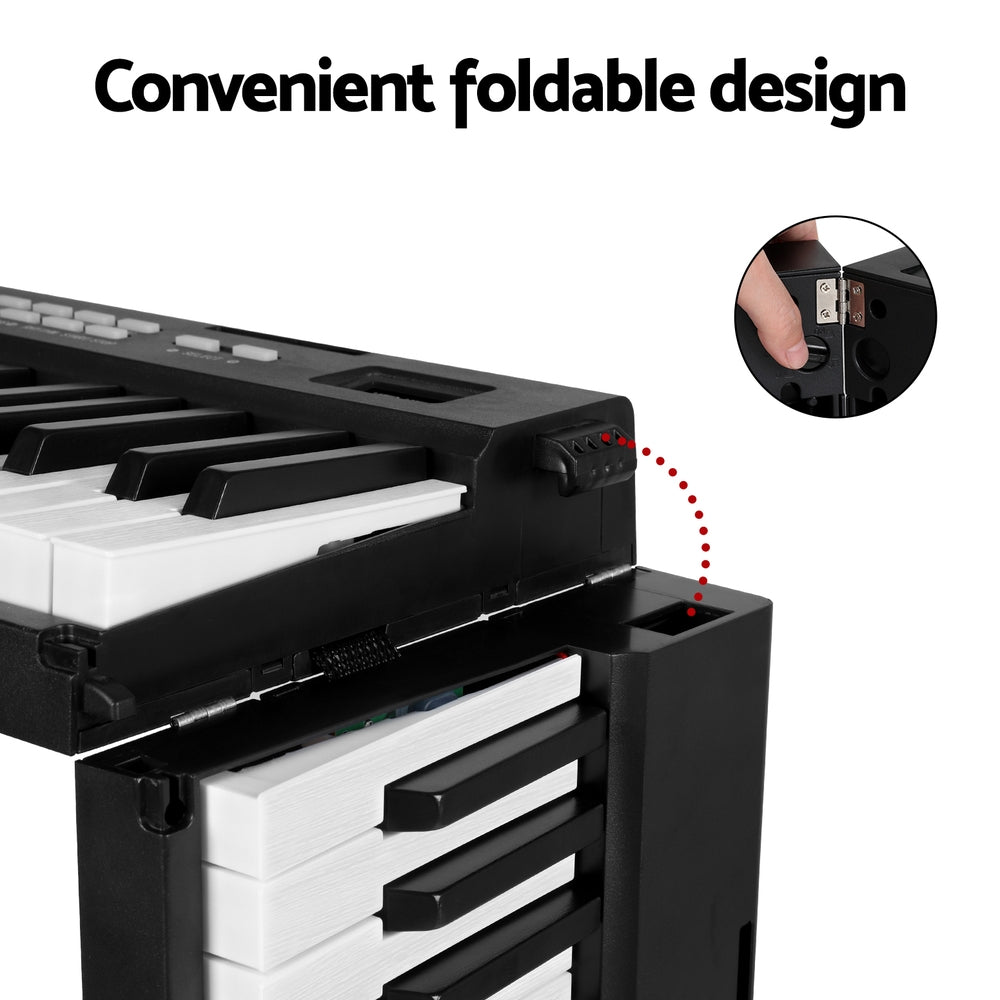Marlook 88 Keys Foldable Electronic Piano Keyboard Digital Electric w/ Carry Bag