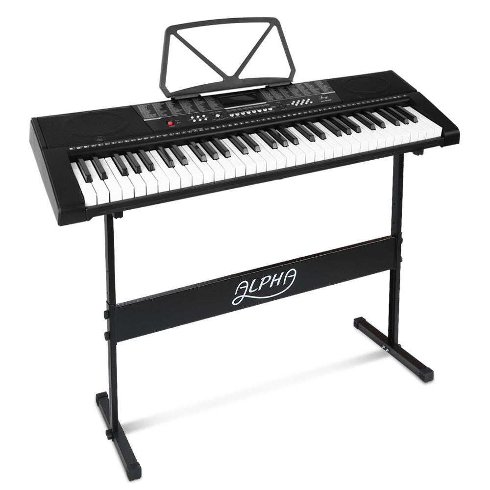 Marlook 61 Keys Electronic Piano Keyboard Digital Electric w/ Stand Sound Speaker