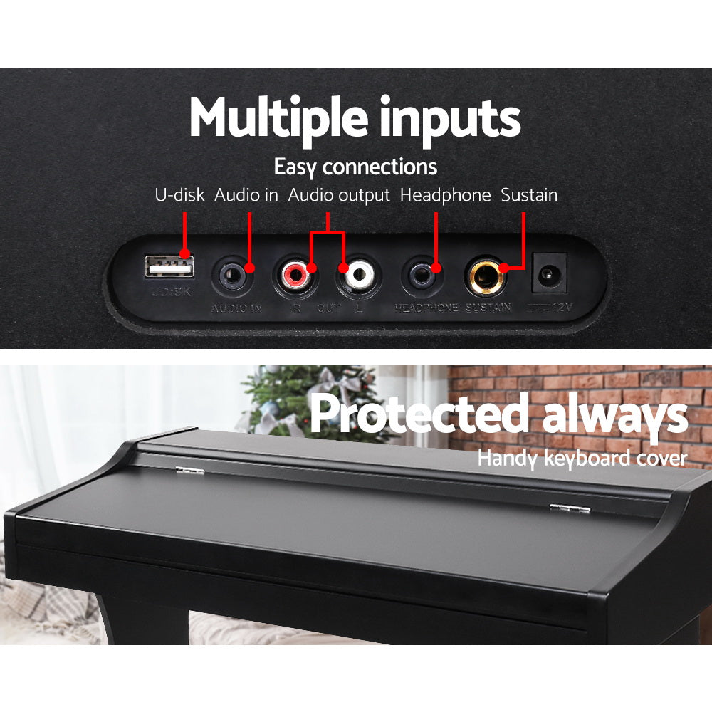 Marlook 61 Keys Electronic Piano Keyboard Digital Electric Classical Music Stand