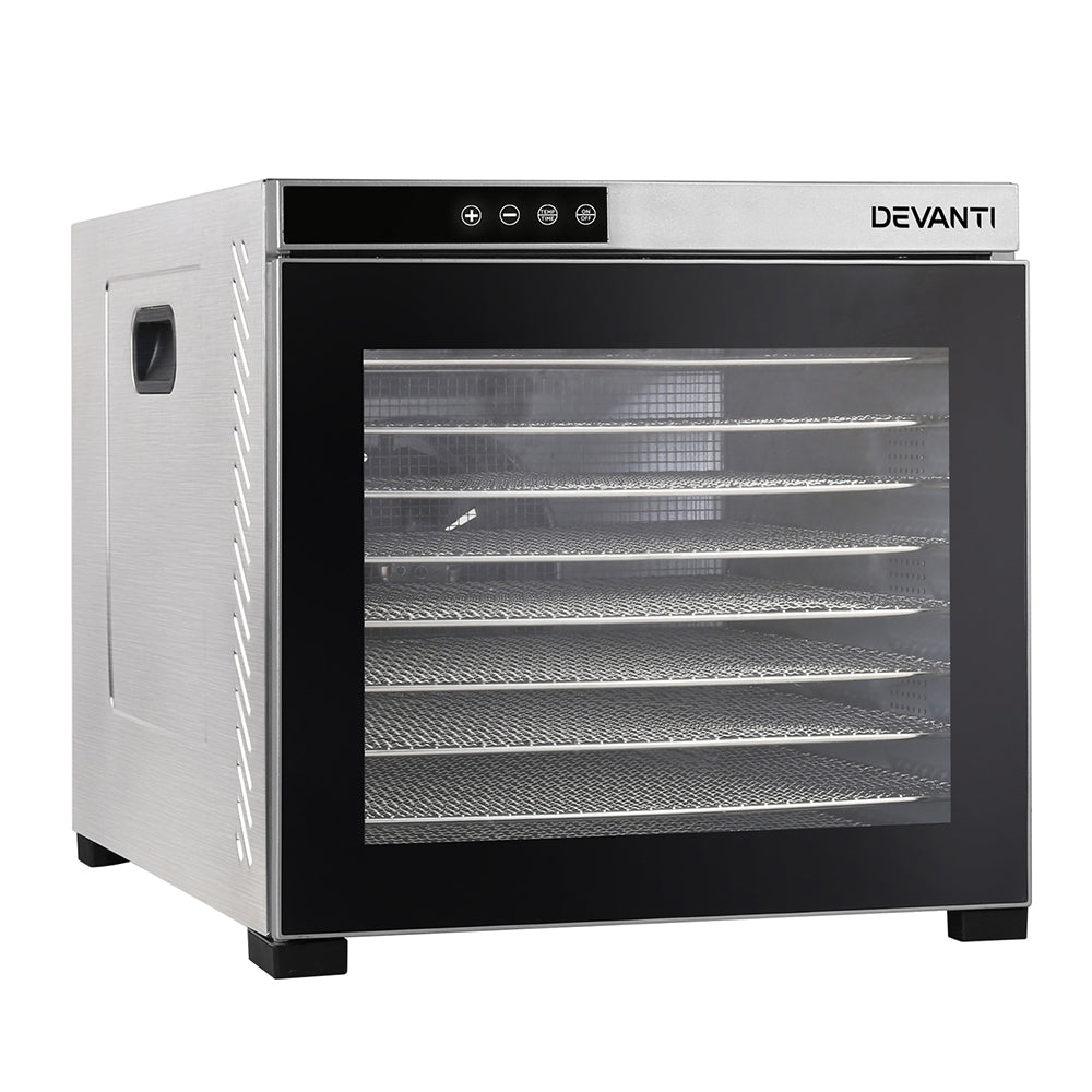 Marlook 10 Trays Food Dehydrator Stainless Steel Tray