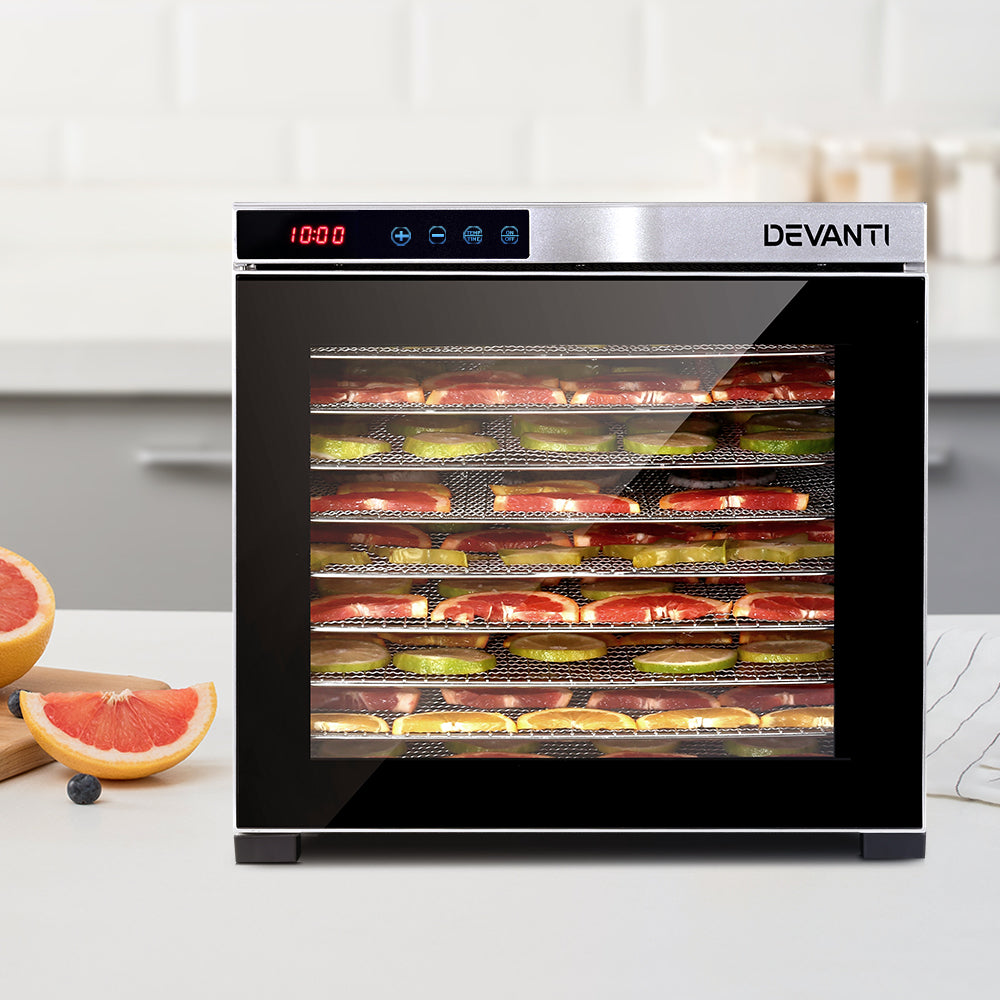 Marlook 10 Trays Food Dehydrator Stainless Steel Tray