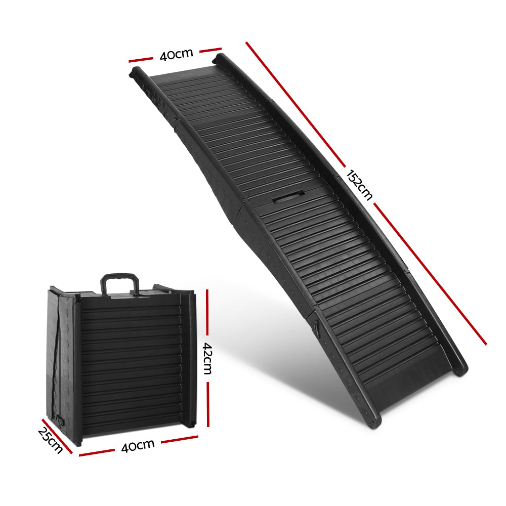 Marlook Dog Ramp Pet Stairs Steps For Car SUV Ladder Travel Foldable Portable