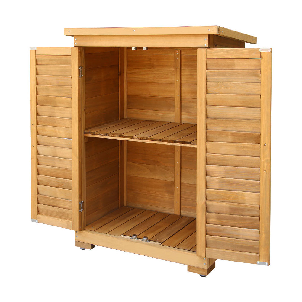 Marlook Portable Wooden Garden Storage Cabinet
