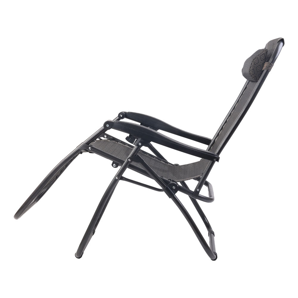 Marlook Zero Gravity Chair Folding Outdoor Recliner Adjustable Sun Lounge Camping Beige