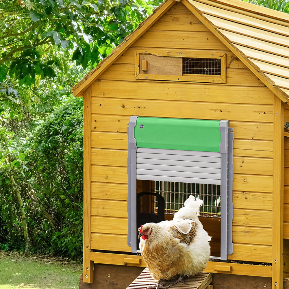 Marlook Automatic Chicken Coop Door Opener Cage Closer Timer Light Sensor