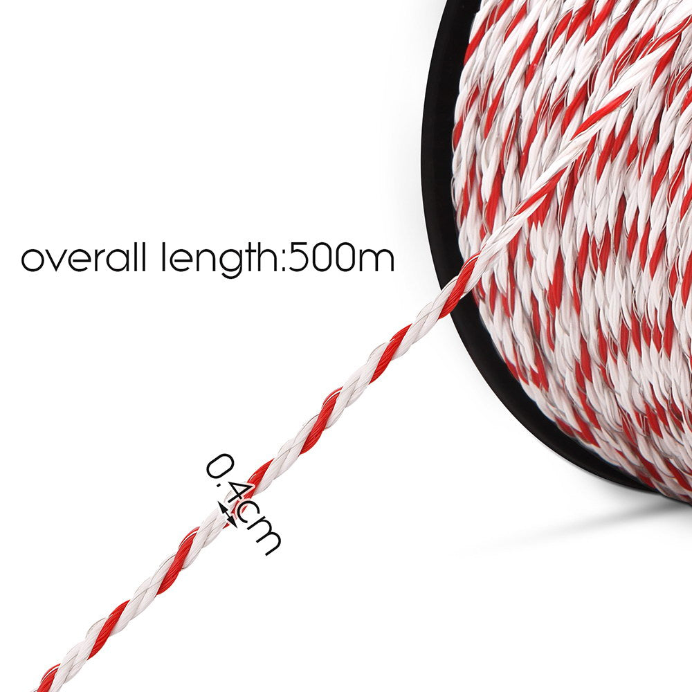Marlook Electric Fence Poly Rope 2x 500M
