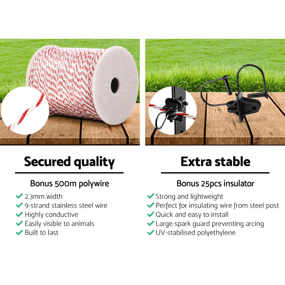 Marlook Electric Fence Poly Wire 500M Insulator