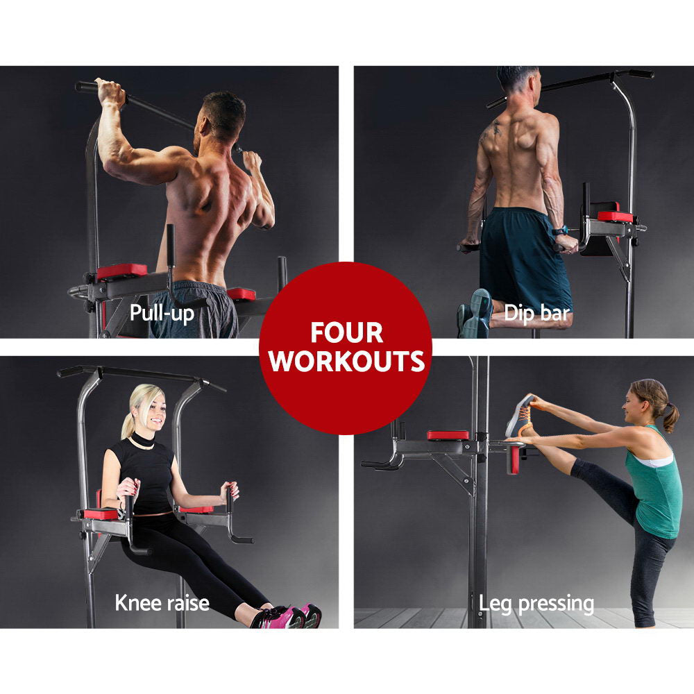 Marlook Weight Bench Chin Up Tower Bench Press Home Gym Wokout 200kg Capacity