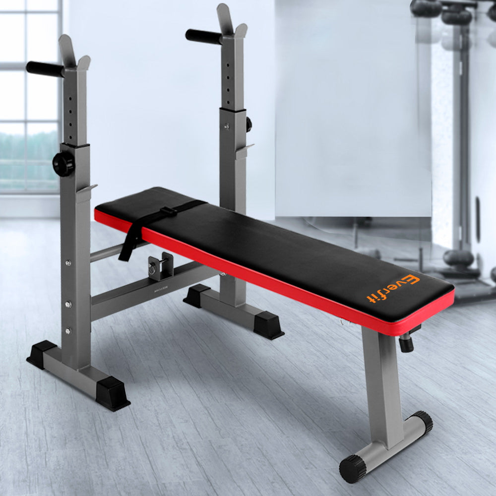 Marlook Weight Bench Squat Rack Bench Press Home Gym Equipment 200kg