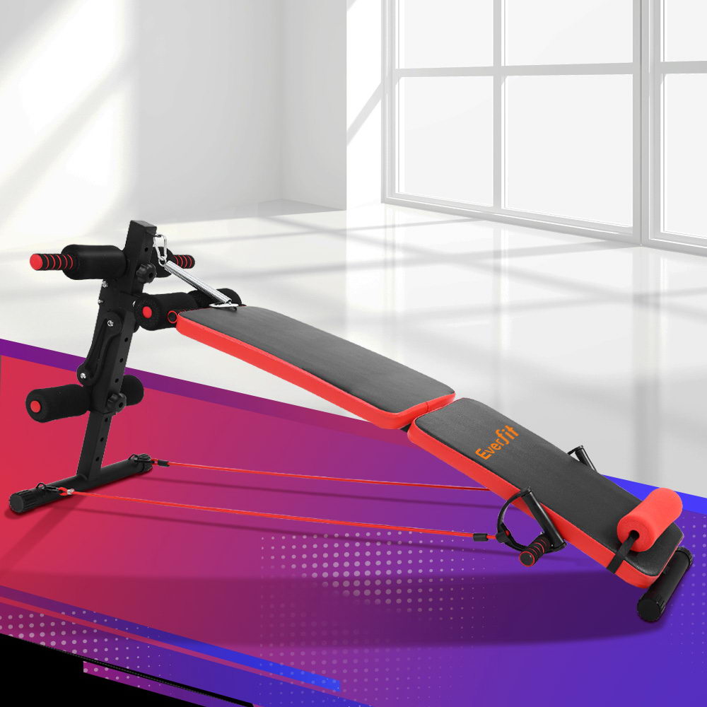 Marlook Weight Bench Sit Up Bench Press Foldable Home Gym Equipment