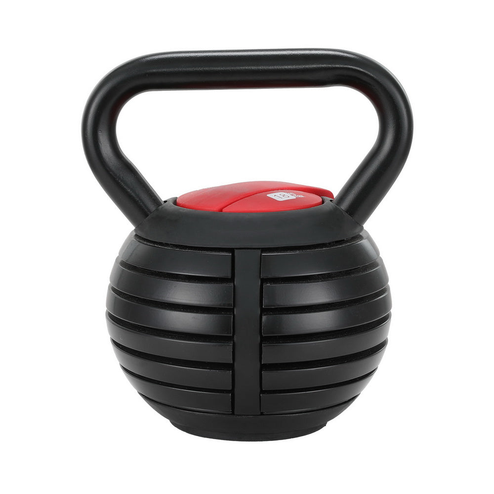 Marlook 18kg Adjustable Kettlebell Set Portable Kettle Bell Weight Dumbbells 10lbs 40lbs