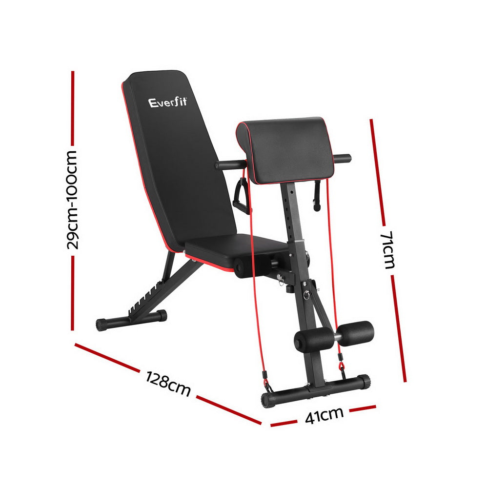Marlook Weight Bench Adjustable Preacher Curl Bench Press Dumbbell Stool 260kg