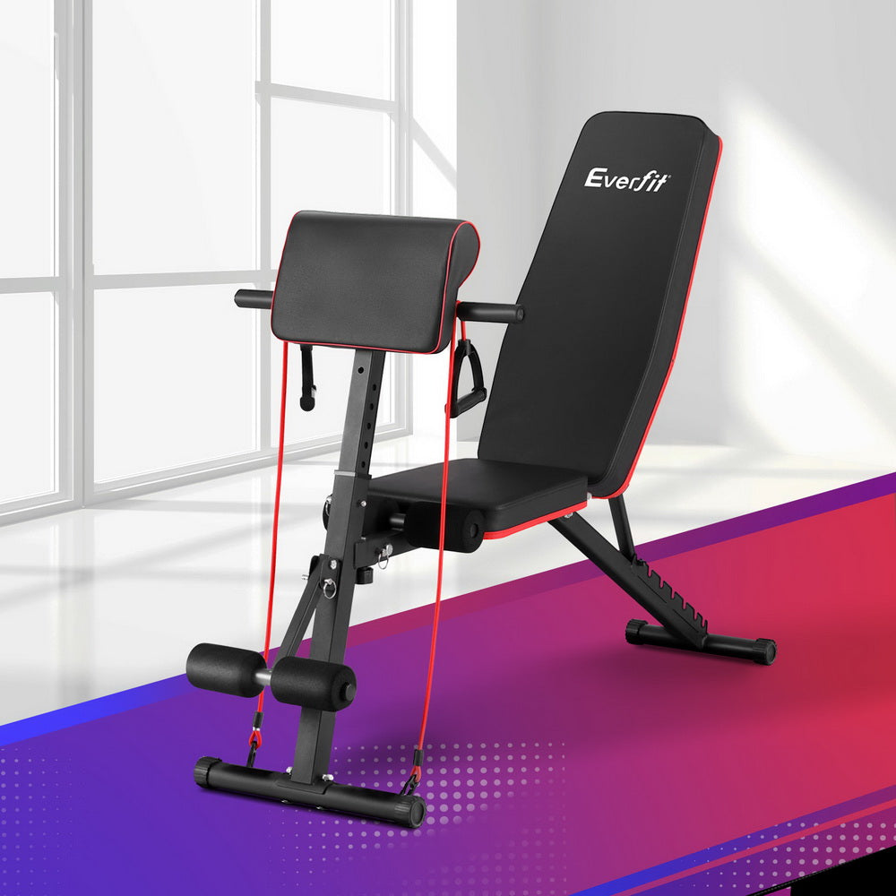 Marlook Weight Bench Adjustable Preacher Curl Bench Press Dumbbell Stool 260kg