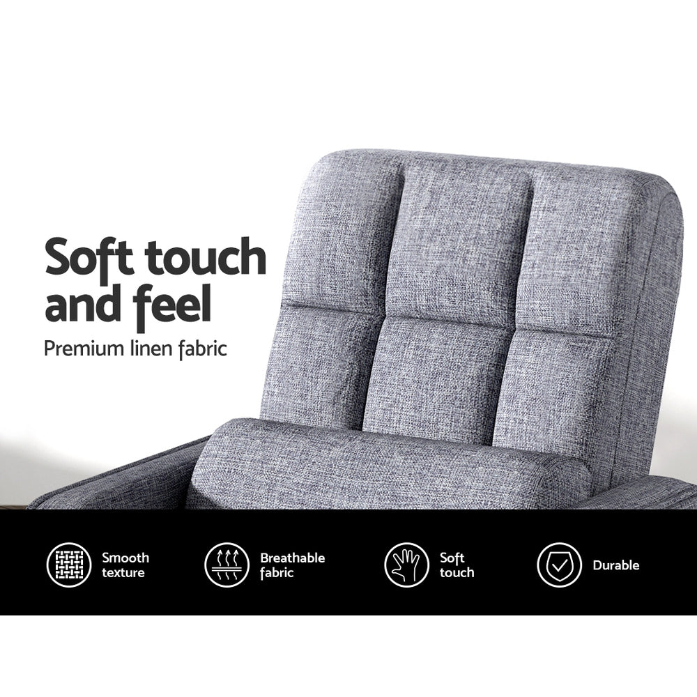 Marlook Floor Lounge Sofa Bed Swivel Grey