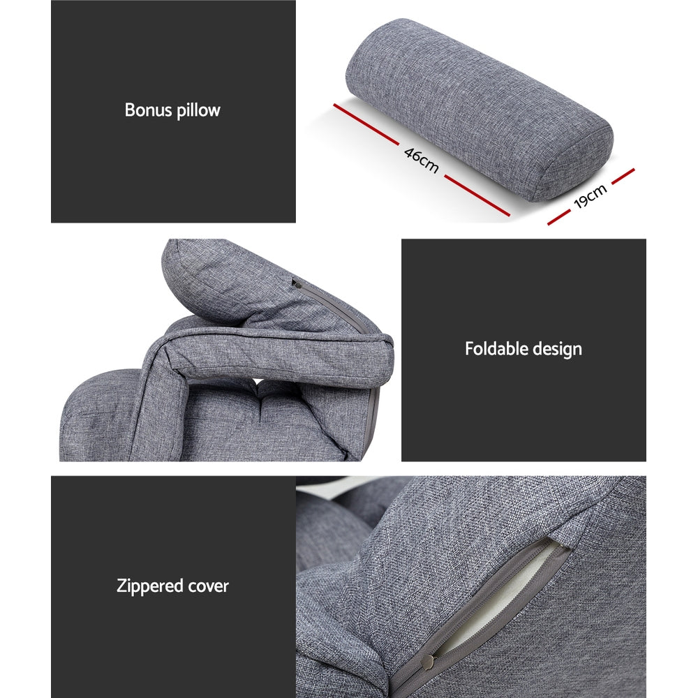 Marlook Floor Lounge Sofa Bed Swivel Grey