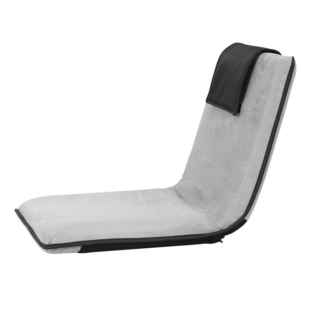 Marlook Floor Lounge Sofa Bed Couch Recliner Chair Folding Chair Cushion Grey