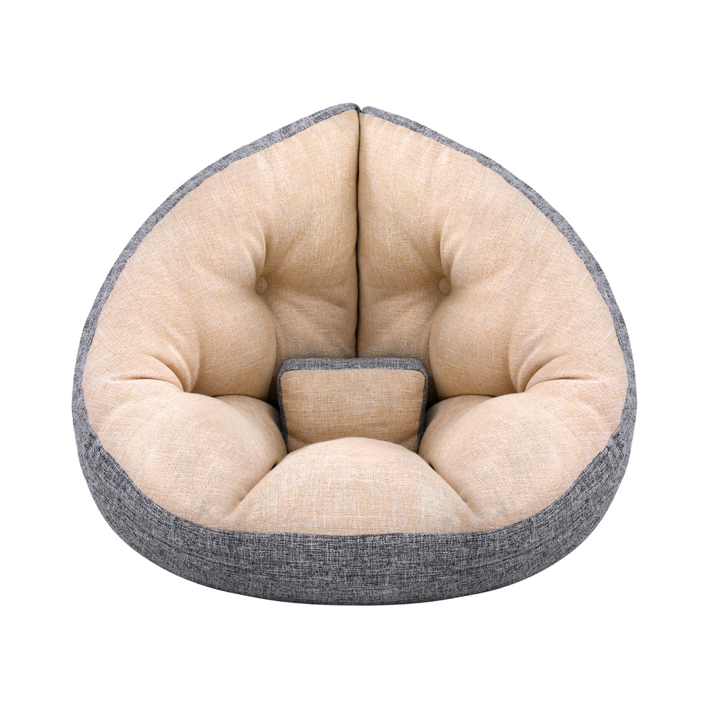 Marlook Floor Lounge Sofa Bed Chair Foldable Washable Beige