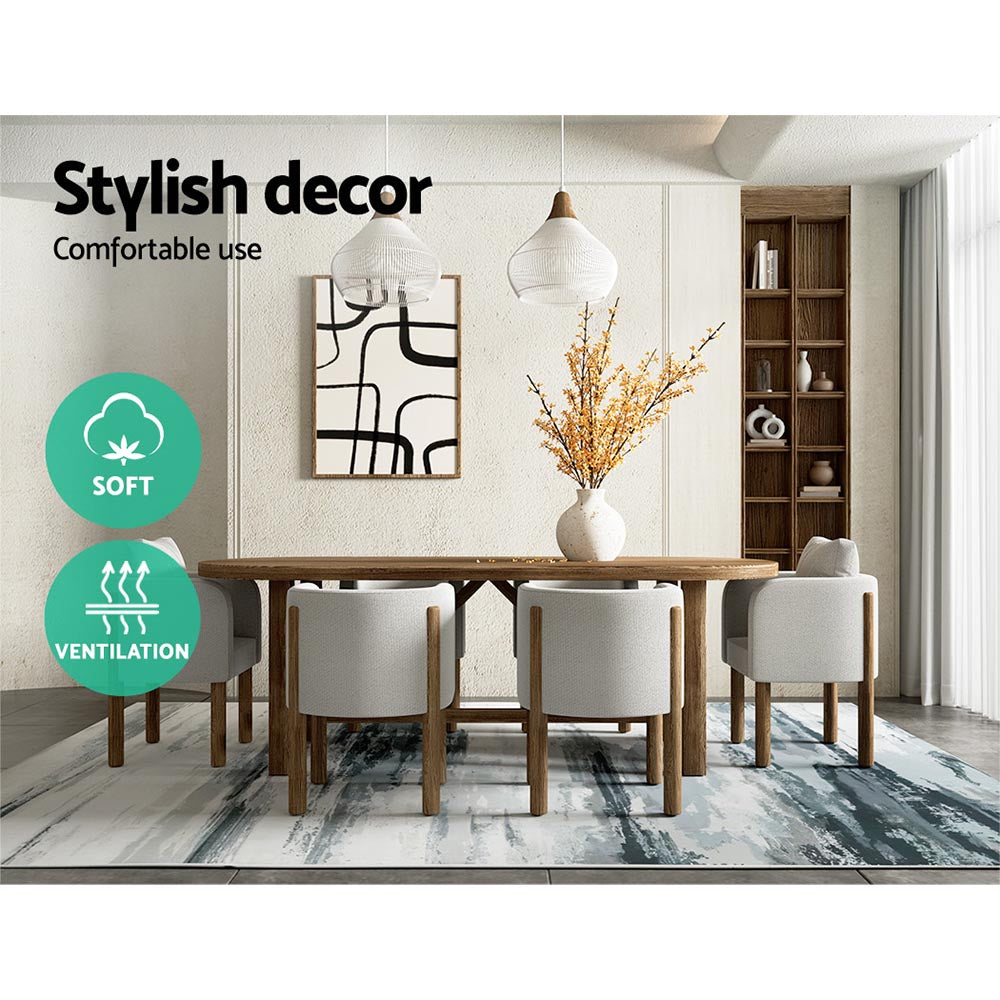 Marlook Floor Rug 200x290 Washable Mat Carpet Short Pile Poca