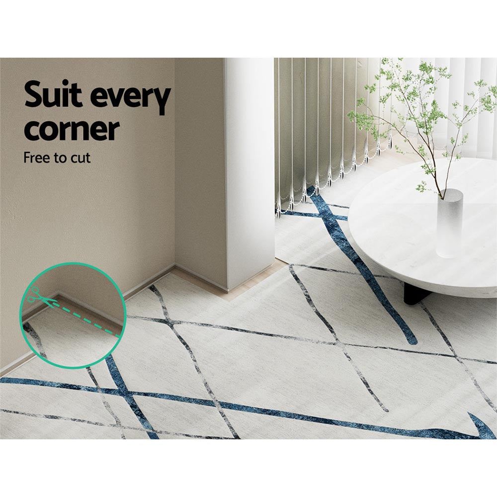 Marlook Floor Rug 200x290 Washable Mat Carpet Short Pile Jaca