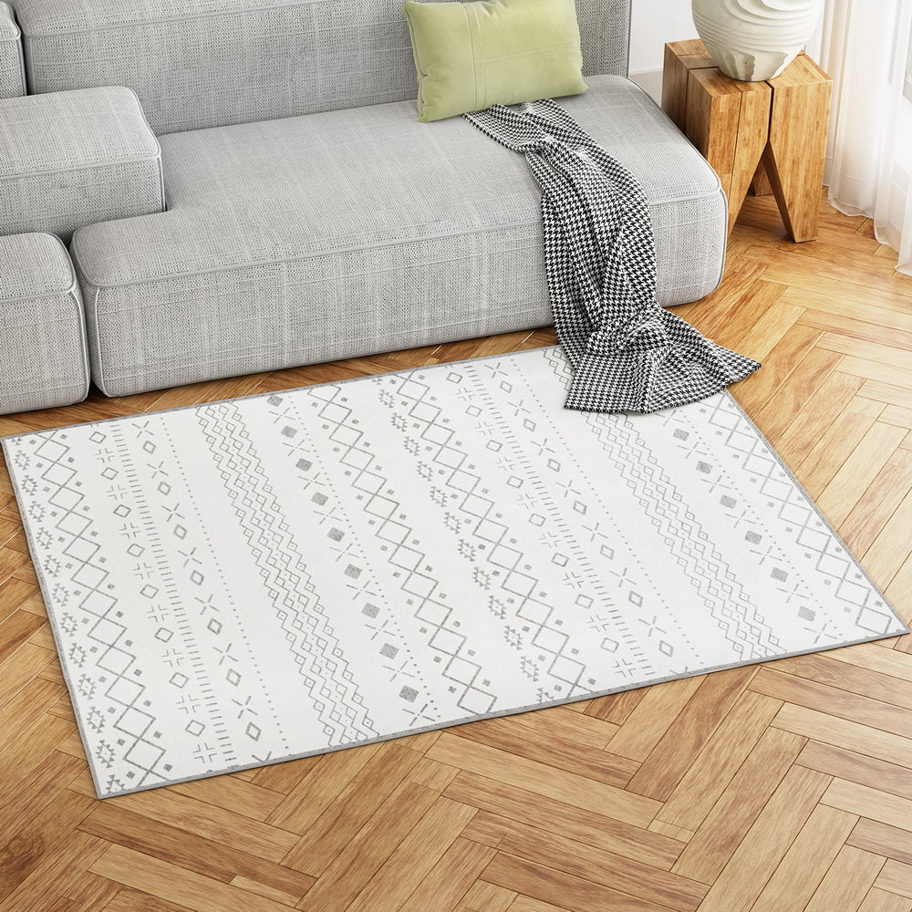 Marlook Floor Rugs 120x160cm Washable Area Mat Large Carpet Soft Short Pile Una