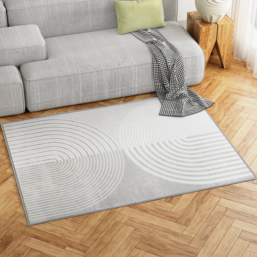 Marlook Floor Rugs 120x160cm Washable Area Mat Large Carpet Faux Rabbit Fur Cyril