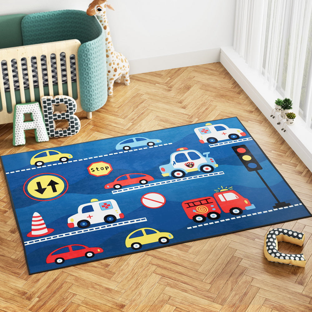 Marlook Floor Rugs 160x230cm Washable Area Mat Large Carpet Soft Short Pile Kids