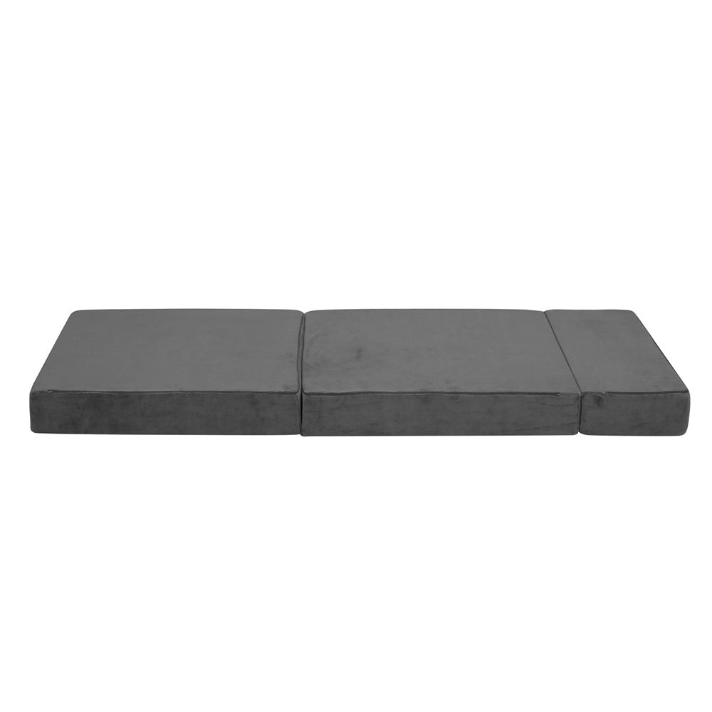Marlook Bedding Foldable Mattress Folding Foam Bed Mat Single Grey