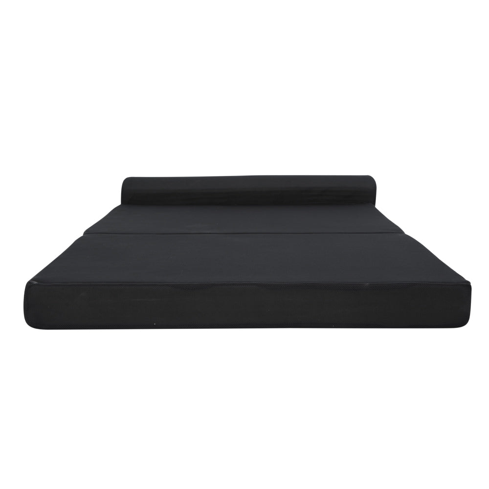 Marlook Bedding Foldable Mattress Folding Foam Bed Mat Double Black