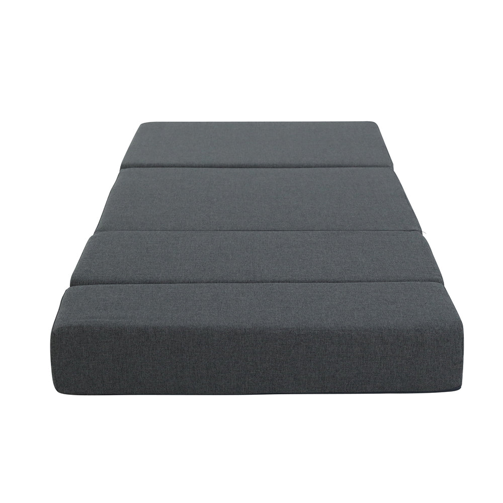 Marlook Bedding Foldable Mattress Folding Foam Bed Floor Mat Grey