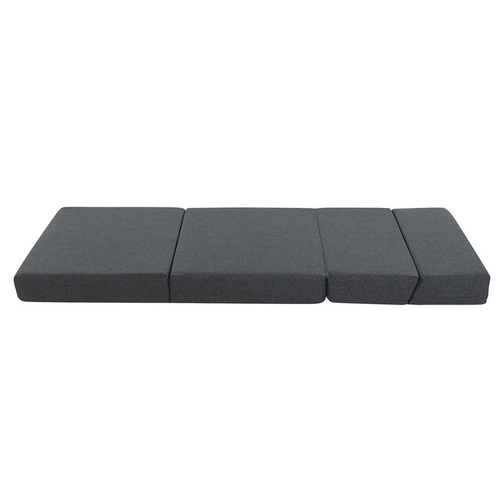 Marlook Bedding Foldable Mattress Folding Foam Bed Floor Mat Grey
