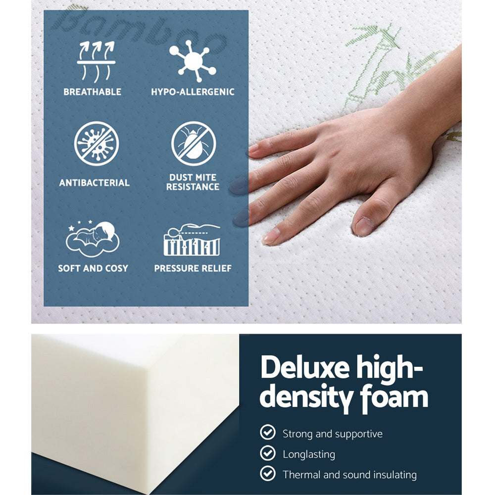 Marlook Bedding Foldable Mattress Folding Foam Sofa Bed Mat Bamboo