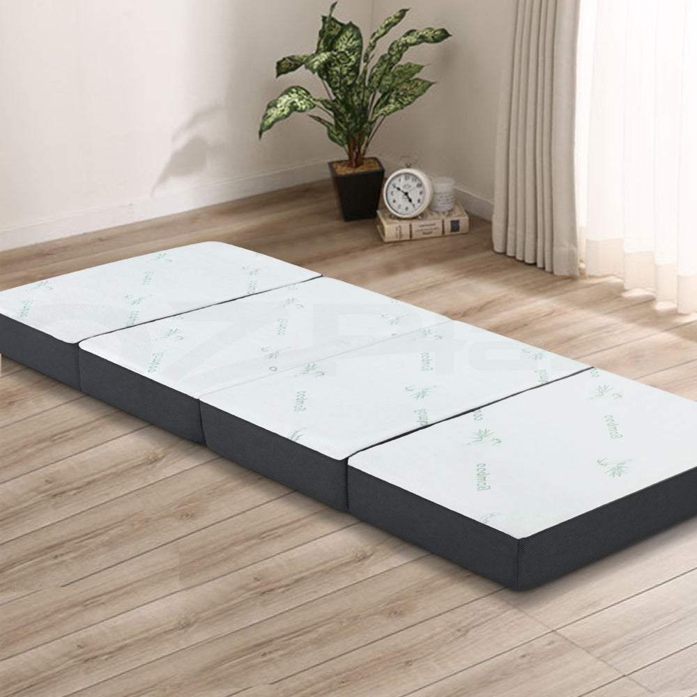 Marlook Bedding Foldable Mattress Folding Foam Sofa Bed Mat Bamboo