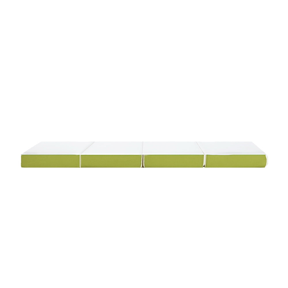 Marlook Bedding Foldable Mattress Folding Foam Single Green