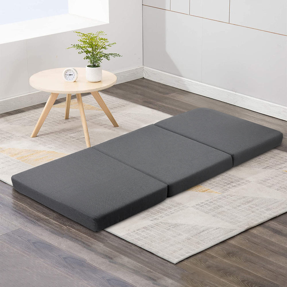 Marlook Bedding Foldable Mattress Folding Foam Bed Single Grey